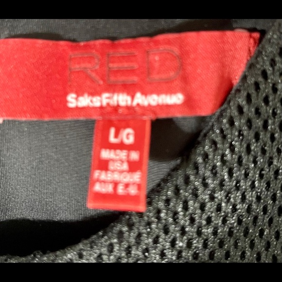 RED by Sak’s Fifth Avenue Mesh Skater Dress size L - Picture 5 of 5